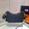Prada 1BH204 Prada Re-Edition 2005 Raffia Bag in Black