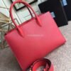 Prada 1BA153 Large Saffiano Leather Handbag in Red