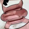 Prada 1BG335 Tote Leather Bucket Handbag Pink
