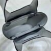 Prada 1BG335 Tote Leather Bucket Handbag Light Blue