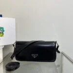 Prada Brushed leather Prada Femme 1BD323 Black