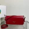 Prada Brushed leather Prada Femme 1BD323 Red