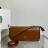Prada Brushed leather Prada Femme 1BD323 Brown