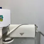 Prada Brushed leather Prada Femme 1BD323 White