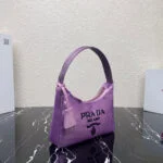 Prada 1NE515 Re-Edition 2000 sequined Re-Nylon mini-bag Purple