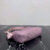 Prada 1NE515 Satin mini-bag with artificial crystals Pink