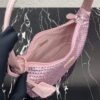 Prada 1NE515 Satin mini-bag with artificial crystals Pink