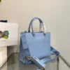 Prada 1BA335 Large Saffiano leather handbag Blue