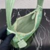 Prada 1NE515 Satin mini-bag with artificial crystals Green