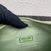 Prada 1NE515 Satin mini-bag with artificial crystals Green
