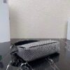 Prada 1NE515 Satin mini-bag with artificial crystals Black