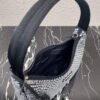 Prada 1NE515 Satin mini-bag with artificial crystals Black