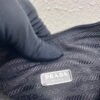 Prada 1NE515 Satin mini-bag with artificial crystals Black