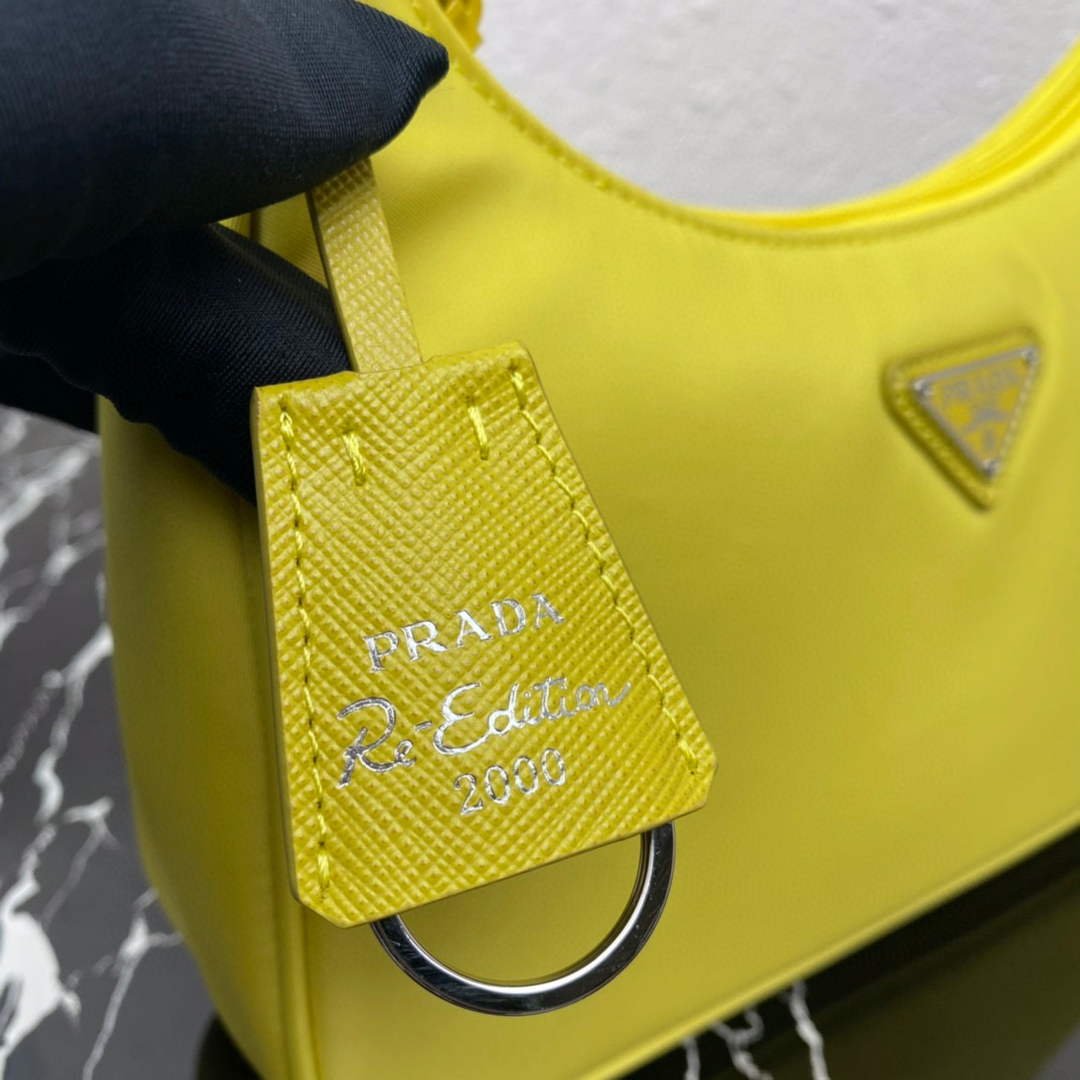 Prada 1NE515 Re-Nylon Re-Edition 2000 mini-bag Lemon Yellow