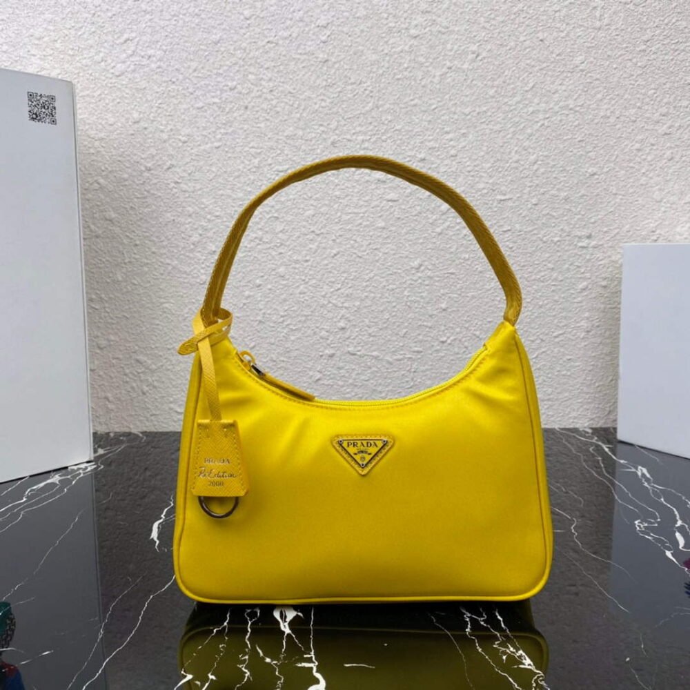 Prada 1NE515 Re-Nylon Re-Edition 2000 mini-bag Yellow