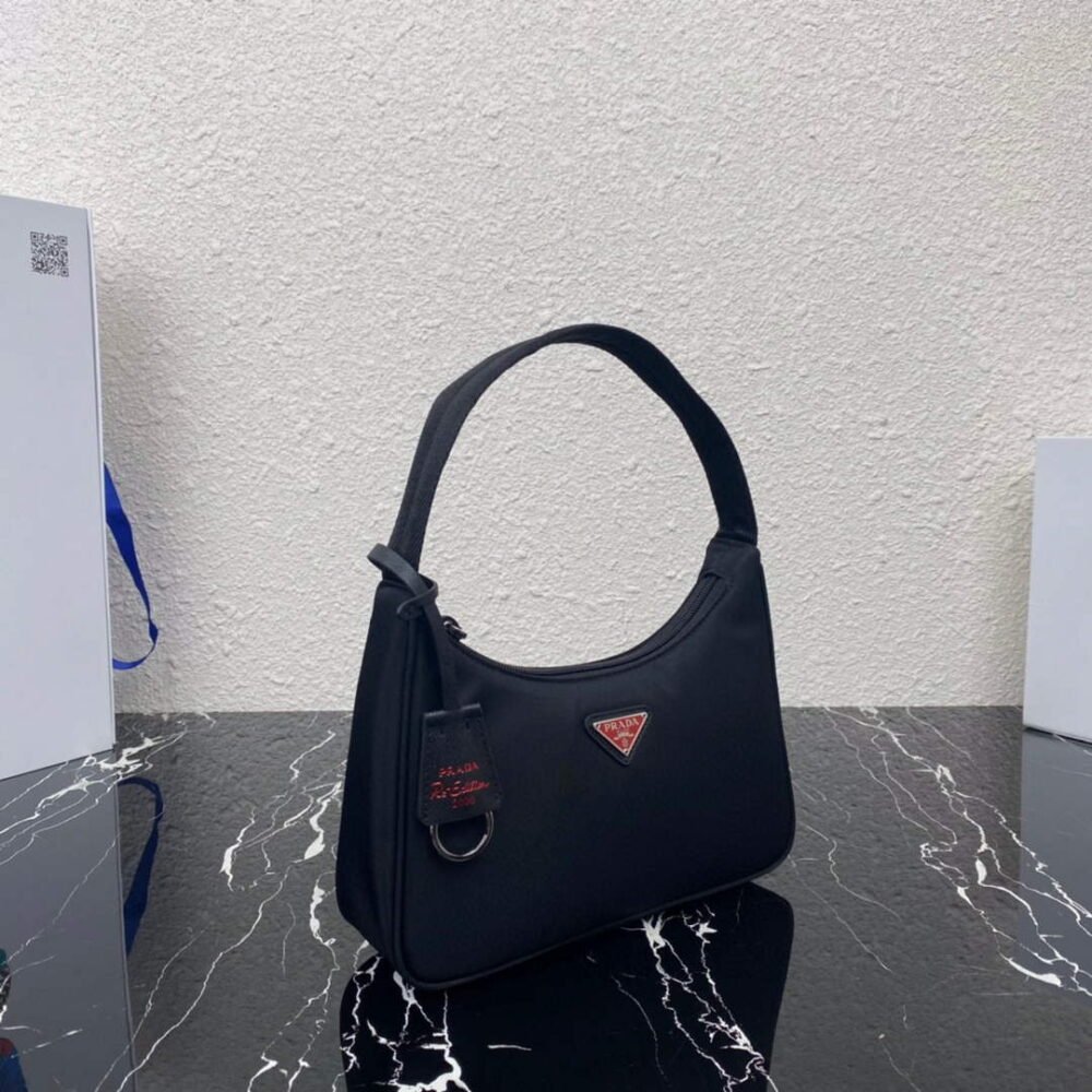 Prada 1NE515 Re-Nylon Re-Edition 2000 mini-bag black red