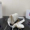 Prada 1BD292 Prada System nappa leather patchwork Bag White