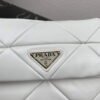 Prada 1BD292 Prada System nappa leather patchwork Bag White