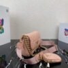 Prada 1BD292 Prada System nappa leather patchwork Bag Light Pink