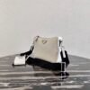 2VH113 Saffiano leather shoulder Bag in White