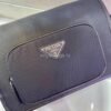 Prada 2VD041 Re Nylon And Saffiano Leather Shoulder Bag in Black