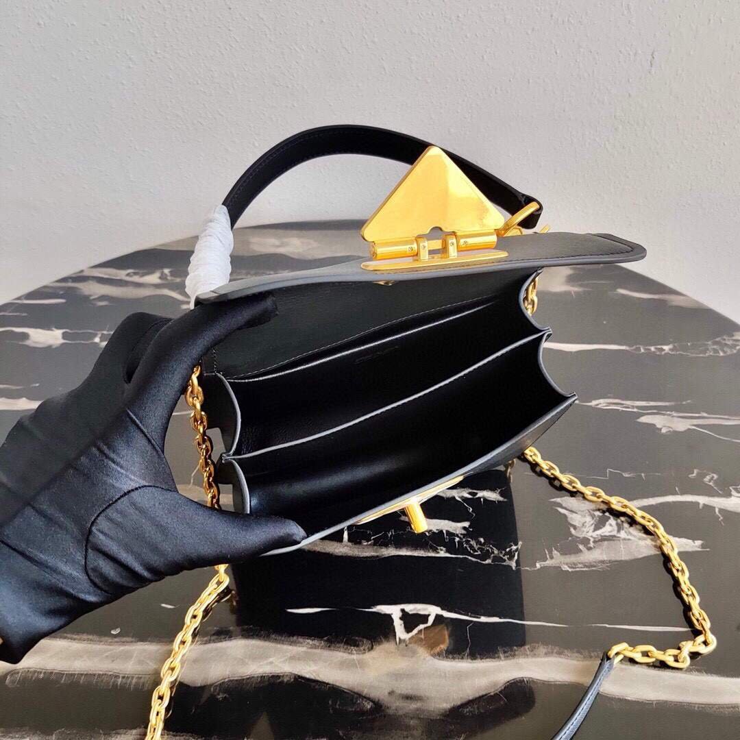 Replica Prada Saffiano Leather Symbole Bag 1BN021 Black