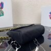 Prada Nylon Vintage Chain rhombus stray Bag 1BD619 Black