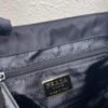 Prada Nylon Vintage Chain rhombus stray Bag 1BD619 Black