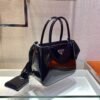 Prada Brushed leather handbag 1BA320 Black