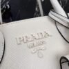 Prada 1BA269 Saffiano Leather Prada Monochrome Bag White