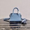 Prada 1BA269 Saffiano Leather Prada Monochrome Bag Blue