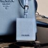 Prada 1BA269 Saffiano Leather Prada Monochrome Bag Blue