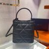 Replica Prada 1BA212 Medium Saffiano Leather Prada Panier Bag in Black