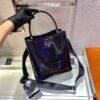 Prada 1BA212 Medium Saffiano Leather Prada Panier Bag Black