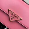 Prada 1BD320 Prada Emblème Saffiano Shoulder Bag Pink