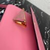 Prada 1BD320 Prada Emblème Saffiano Shoulder Bag Pink