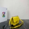 Prada 1BD320 Prada Emblème Saffiano Shoulder Bag Yellow