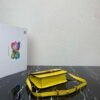 Prada 1BD320 Prada Emblème Saffiano Shoulder Bag Yellow