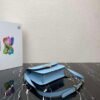 Prada 1BD320 Prada Emblème Saffiano Shoulder Bag Light Blue