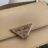 Prada 1BD320 Prada Emblème Saffiano Shoulder Bag Tan