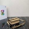 Prada 1BD320 Prada Emblème Saffiano Shoulder Bag Tan