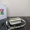 Prada 1BD320 Prada Emblème Saffiano Shoulder Bag White