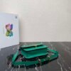 Prada 1BD320 Prada Emblème Saffiano Shoulder Bag Green