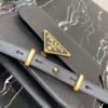 Prada 1BD320 Prada Emblème Saffiano Shoulder Bag Black