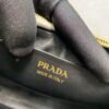 Prada 1BC194 Prada Arqué Leather Shoulder Bag White