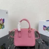 Prada 1BA906 Prada Galleria Saffiano leather mini-bag Pink