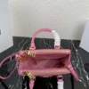 Prada 1BA906 Prada Galleria Saffiano leather mini-bag Pink