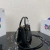 Prada 1BA906 Prada Galleria Saffiano leather mini-bag Black