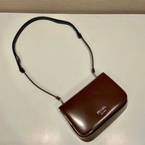 Dior M0455 Saddle Bag With Strap Black Grained Calfskin