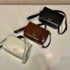 Prada 2VD061 Black Brushed Leather Mini-bag With Shoulder Strap Black